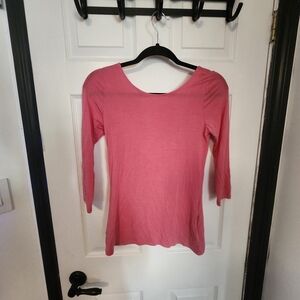 Guess Fuchsia Long Sleeve Tee